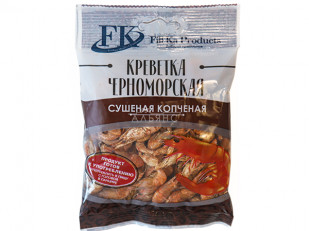 КВАНТОРГ Ушки по-пекински с соусом чили 150гр/уп: Креветка Черноморская (копченая) (25гр)