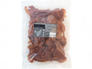 Кукурузные шарики со вкусом сыра: Мясо (АЛЬЯНС) вяленое курица гриль (500гр)