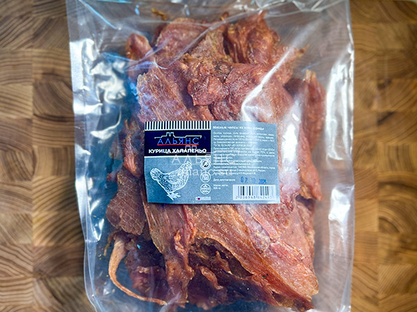 Мясо (АЛЬЯНС) вяленое курица 500гр "С халапеньо" в Электроуглях