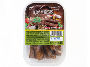 Диспенсеры для снеков: Сурские гренки Холодец с горчицей (100 гр)