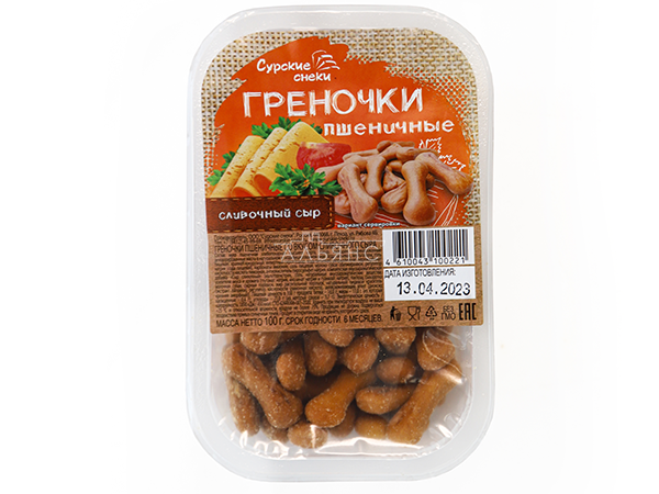 Сурские (ПШЕНИЧНЫЕ) Сливочный сыр (100 гр) в Электроуглях