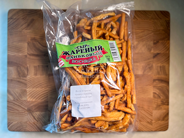 Жареный сыр "ВКУСНЯШКА" (Оливковый) 500гр. в Электроуглях