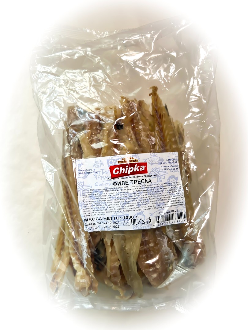 Треска филе (Chipka) 1кг в Электроуглях