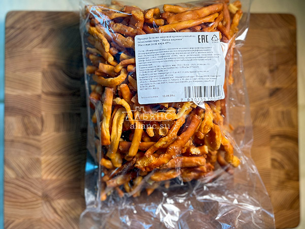 Нитка ЖАРЕНАЯ  Oktobersnack1 кг (сырный продукт) в Электроуглях