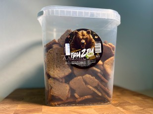 Багет пшеничный грибы и сметана: Ведро Ржаные гренки со вкусом Сметана зелень (1 кг)