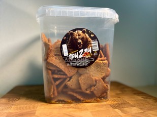 Орехи: Ведро Ржаные гренки со вкусом Крылышки Барбекю (1 кг)