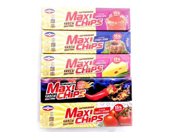 Чипсы "Maxi chips" ассорти 100 гр. в Электроуглях