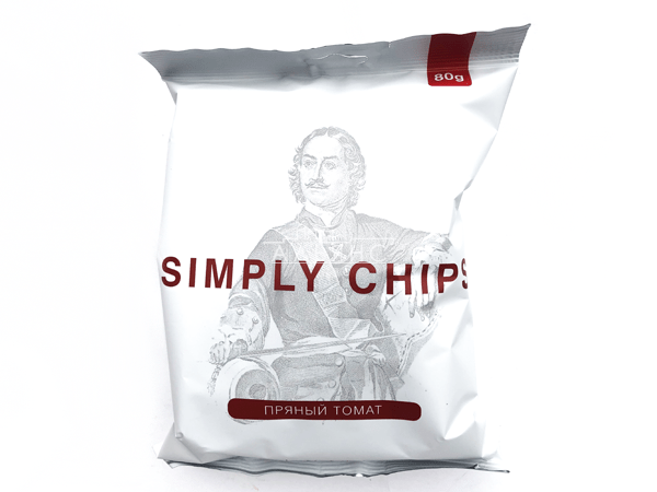 Картофельные чипсы "Simple chips" Пряный томат 80 гр. в Электроуглях