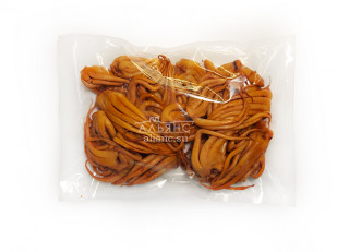 Форель радужная вяленая: Кальмар щупальца (мелкие) холодного копчения